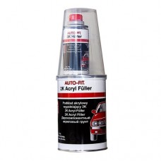Акриловий грунт для авто з отверджувачем AUTO-FIT 2К HS 5+1 чорний, 1,2 л